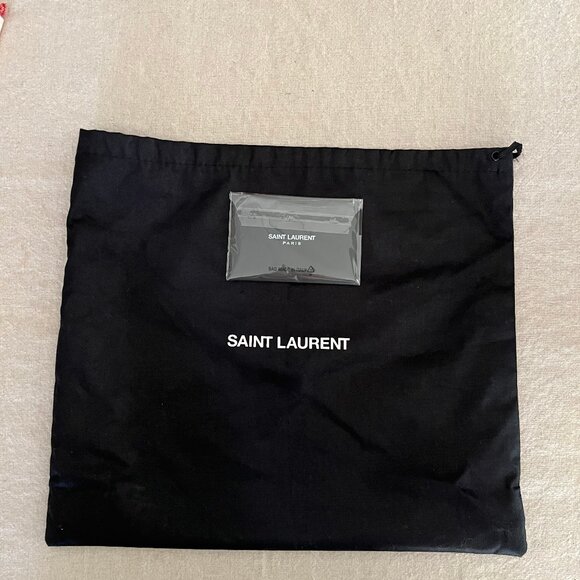 Saint Laurent Loulou Matelassé Small Shoulder Bag - Black Leather - Authentic - Picture 14 of 17